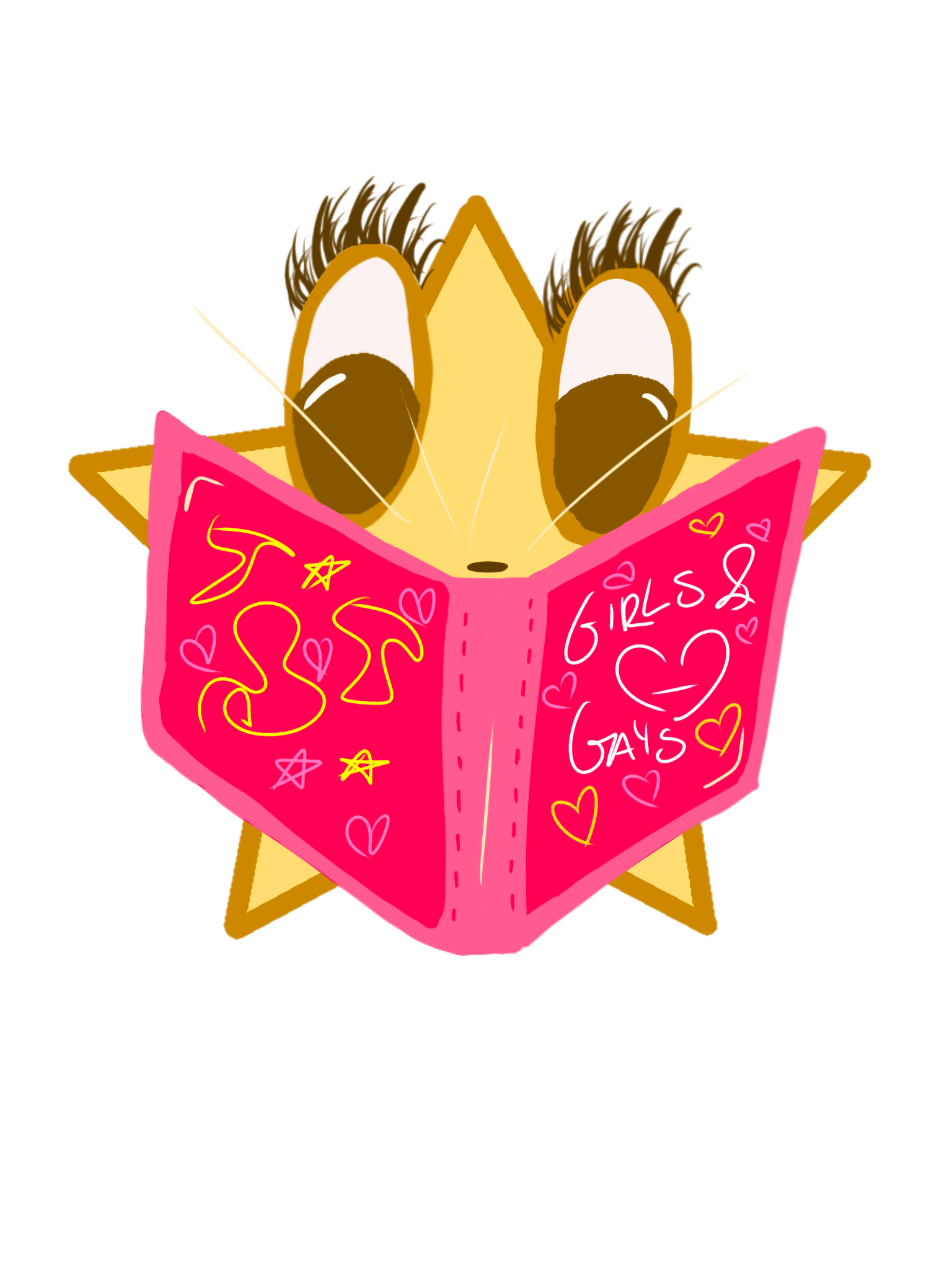 Sticker leyendo